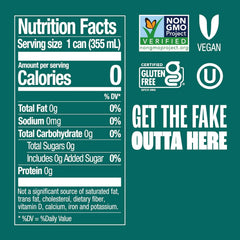 Zevia Zero Sugar Soda, Fruity Variety Pack, 12 oz Cans (24-Pack) – Naturally Sweetened, Zero Calorie Sugar Free Soda - Non-GMO Project Verified, Gluten-Free, Vegan