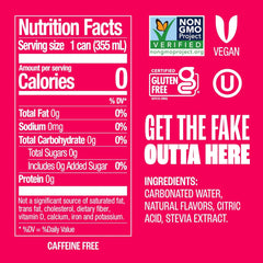 Zevia Zero Sugar Soda, Strawberry Lemon Burst, 12 oz Cans (8-Pack) – Naturally Sweetened, Zero Calorie Sugar Free Soda - Non-GMO Project Verified, Gluten-Free, Vegan