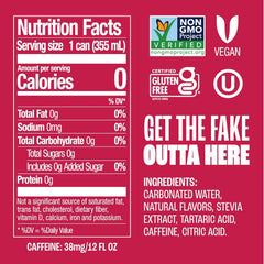 Zevia Zero Sugar Soda, Dr Zevia, 12 oz Cans (8-Pack) – Naturally Sweetened, Non-GMO Project Verified, Gluten-Free, Vegan