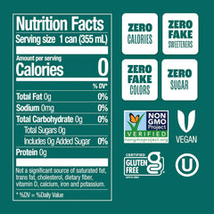 Zevia Zero Sugar Soda, Rainbow Variety Pack, 12 oz Cans (24-Pack) – Naturally Sweetened, Non-GMO Project Verified, Gluten-Free, Vegan