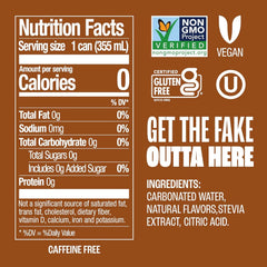 Zevia Zero Sugar Soda, Creamy Root Beer, 12 oz Cans (8-Pack) – Naturally Sweetened, Non-GMO Project Verified, Gluten-Free, Vegan