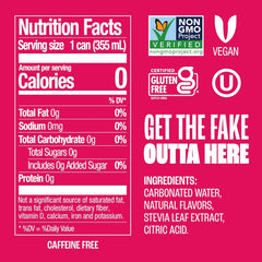 Zevia Zero Sugar Soda, Cran-Raspberry, 12 oz Cans (6-Pack) – Naturally Sweetened, Zero Calorie Sugar Free Soda - Non-GMO Project Verified, Gluten-Free, Vegan